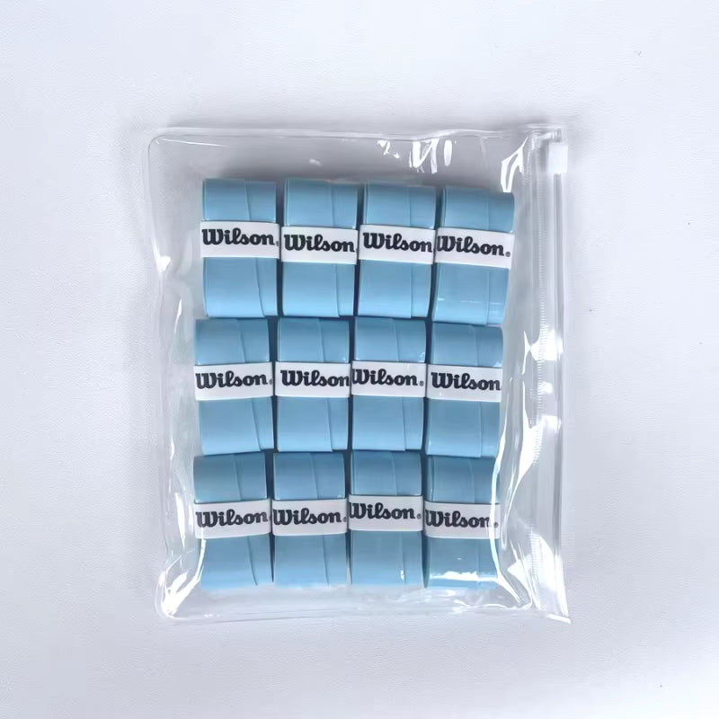 12PCS Tennis Racket Overgrip Sweat Band Absorption Grip PU Badminton Racket Handle Grip Tennis Griptape Padel Racket Grip