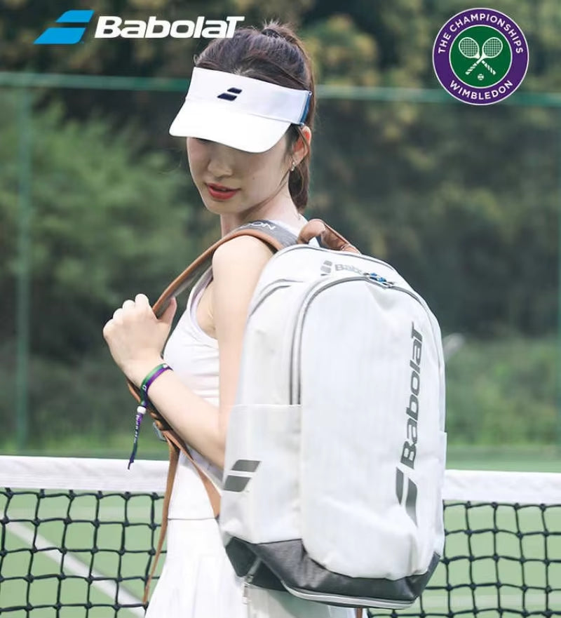 Wimbledon Series Tennis Rackets Backpack Durable Professional Tennis Sports Bag Beach Racket Padel for 2-3 Tennis Racket