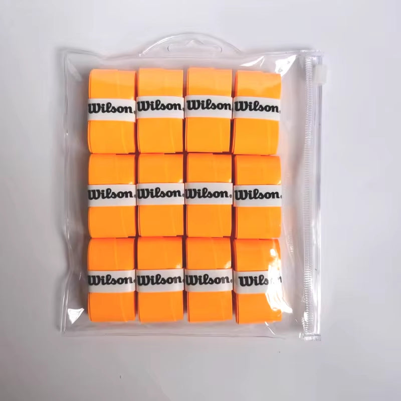 12PCS Tennis Racket Overgrip Sweat Band Absorption Grip PU Badminton Racket Handle Grip Tennis Griptape Padel Racket Grip