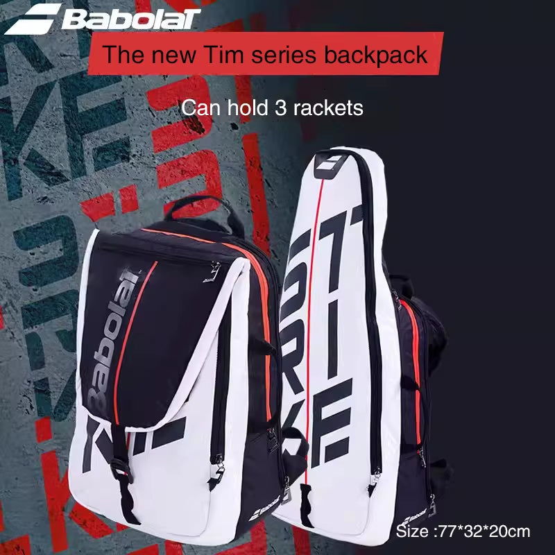 Original Tenns Backpack Backpack Sports Badminton Becah Tennis Padel Racket Bag Shoes Compartment Beach Tennis Bag