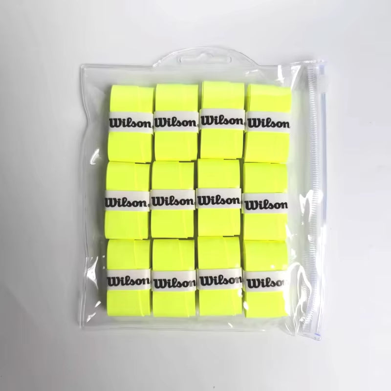 12PCS Tennis Racket Overgrip Sweat Band Absorption Grip PU Badminton Racket Handle Grip Tennis Griptape Padel Racket Grip
