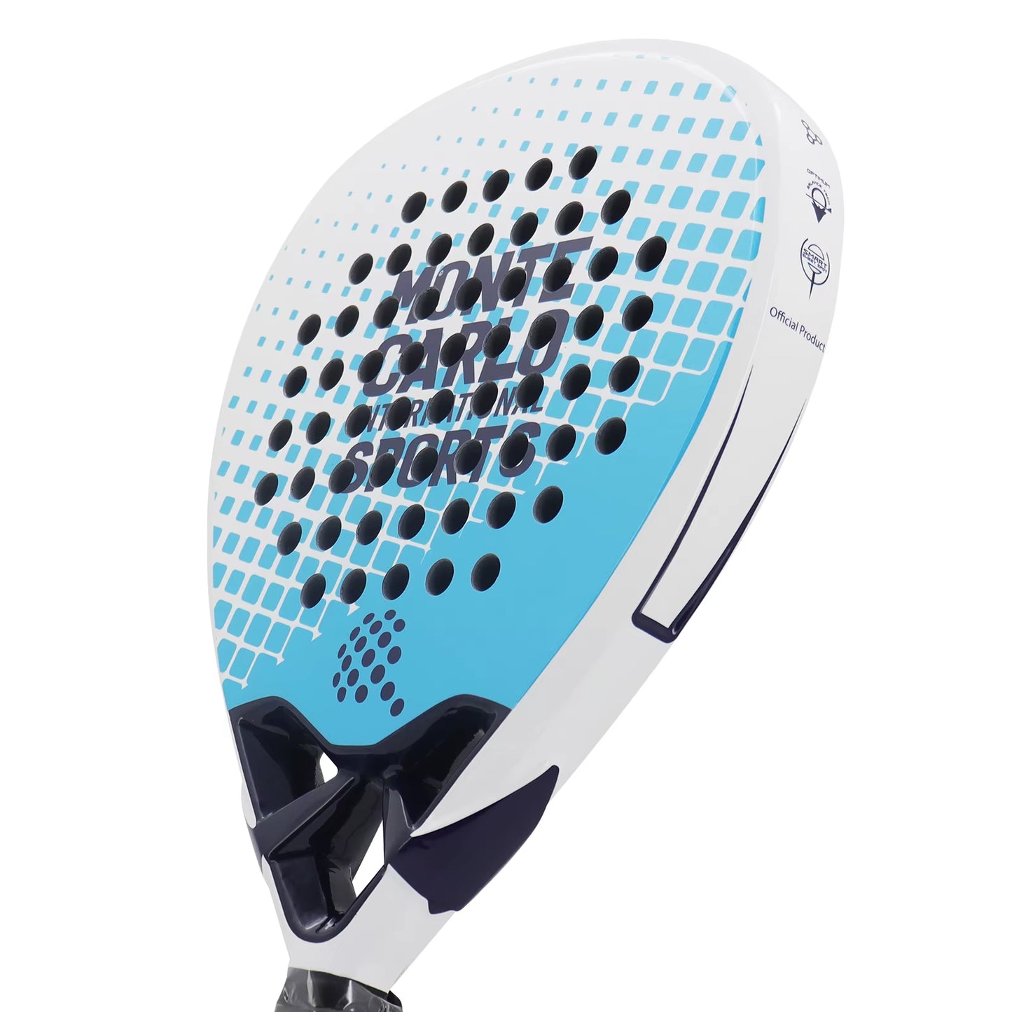 Padel Racket 18K Carbon Fibre Surface Diamond Shape with Eva Memory Flex Foam Core Padel Tennis Racquets High Balance with Cove