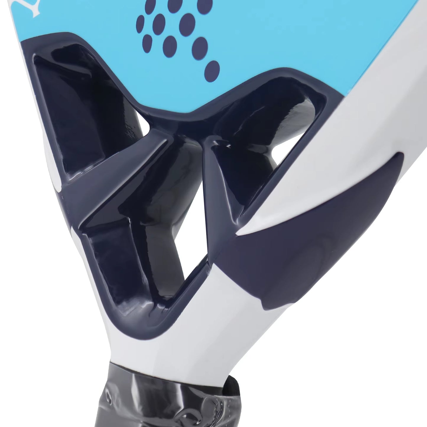 Padel Racket 18K Carbon Fibre Surface Diamond Shape with Eva Memory Flex Foam Core Padel Tennis Racquets High Balance with Cove