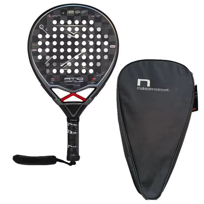 Professional Padel Tennis Racket, Soft Face Carbon Fiber, EVA Memory Paddle, Sports Racquet, Outdoor Equipment for Men and Women