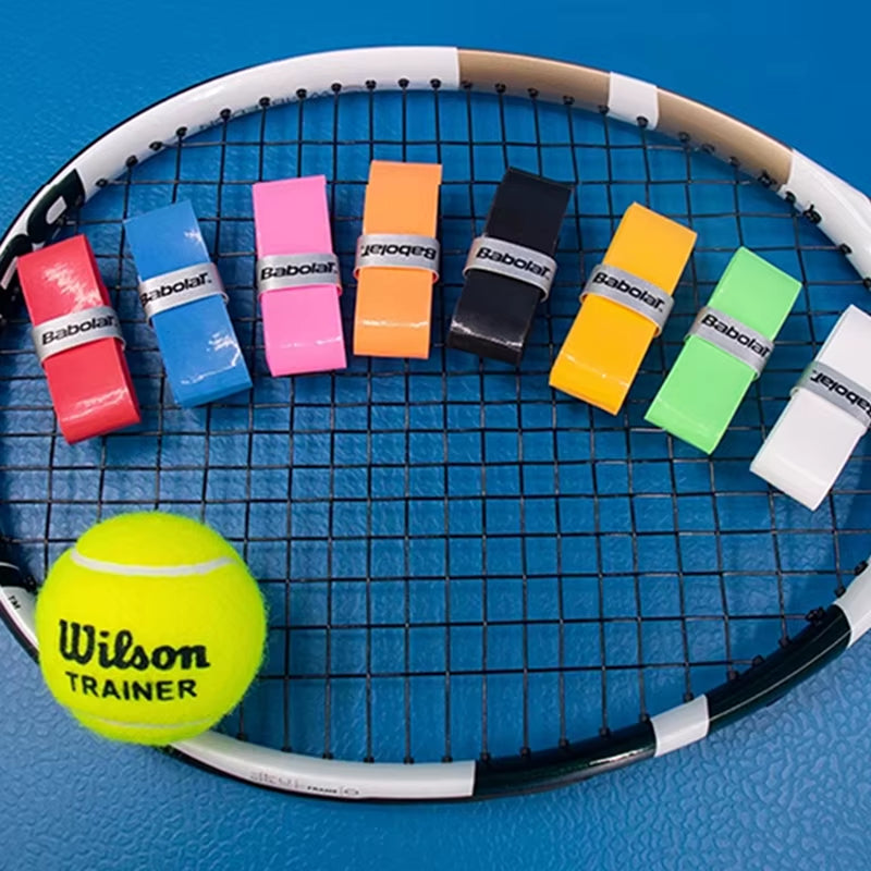 12PCS  Racket Overgrip Sweat Band Absorption Tennis Badminton Racket Hand Glue Tennis Grip PU Non Slip Overgrip