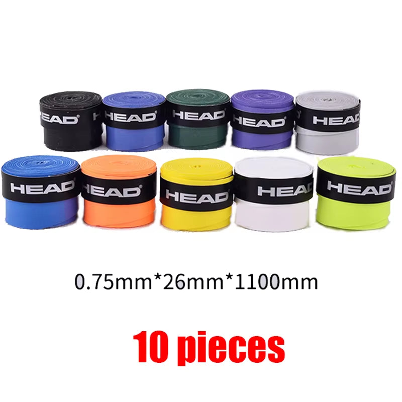 10 Pcs Original  Tennis Overgrip Tennis Racket Tenis Sweatband Antivibrad Hand Glue Wrapped Bandage Anti-Perspirant Thick
