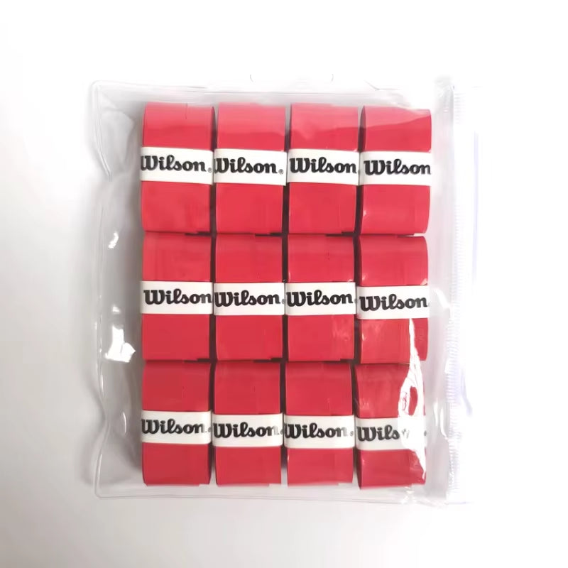12PCS  Tennis Racket Overgrip Sweat Band Absorption Grip PU Badminton Racket Handle Grip Tennis Griptape Padel Racket Grip