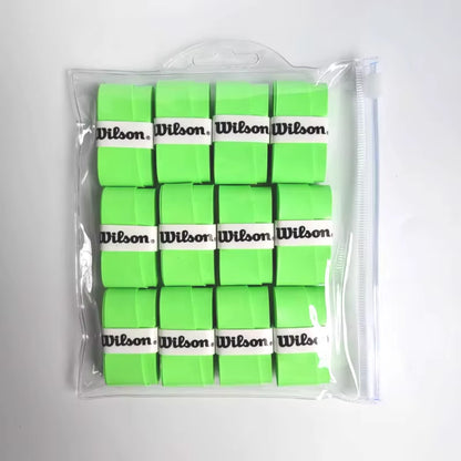12PCS  Tennis Racket Overgrip Sweat Band Absorption Grip PU Badminton Racket Handle Grip Tennis Griptape Padel Racket Grip