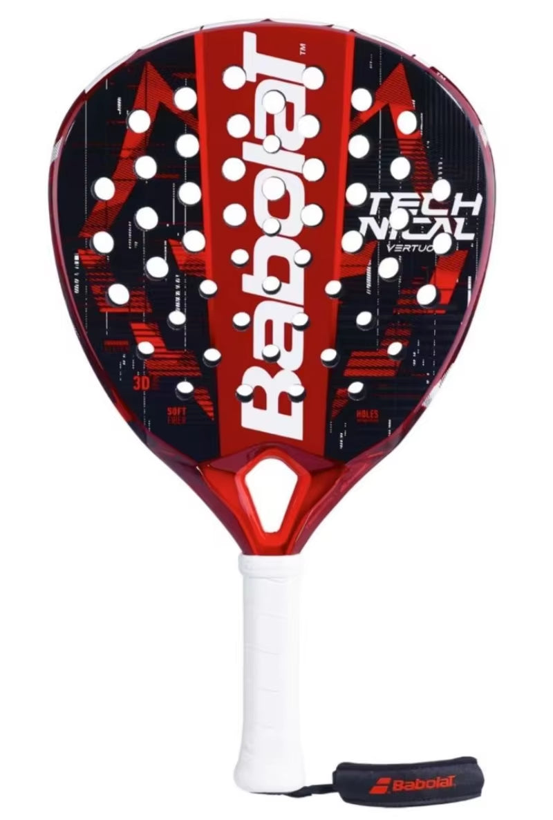 Beach Tennis Rackets 3K 12K 16K Full Carbon Fiber Cage Beach Rackets with Padel Racket Bag for Men Women Adult