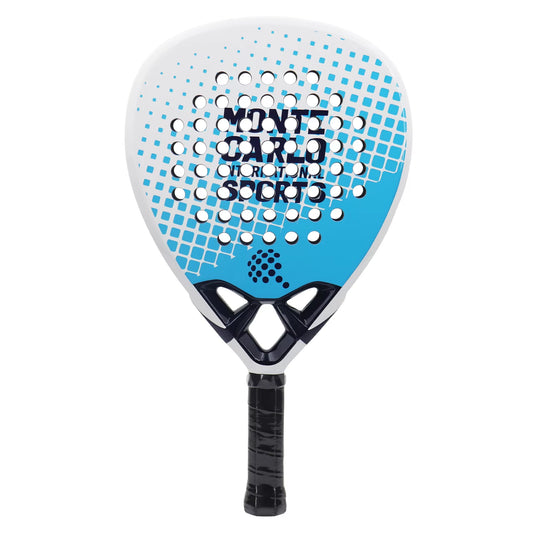Padel Racket 18K Carbon Fibre Surface Diamond Shape with Eva Memory Flex Foam Core Padel Tennis Racquets High Balance with Cove