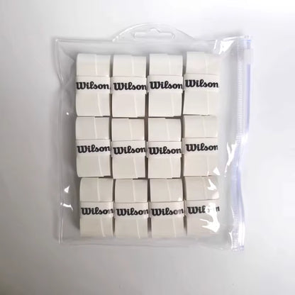 12PCS  Tennis Racket Overgrip Sweat Band Absorption Grip PU Badminton Racket Handle Grip Tennis Griptape Padel Racket Grip