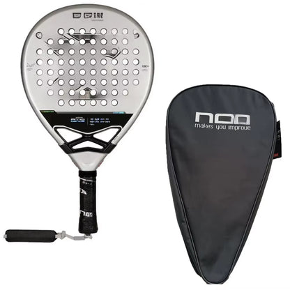 Professional Padel Tennis Racket, Soft Face Carbon Fiber, EVA Memory Paddle, Sports Racquet, Outdoor Equipment for Men and Women