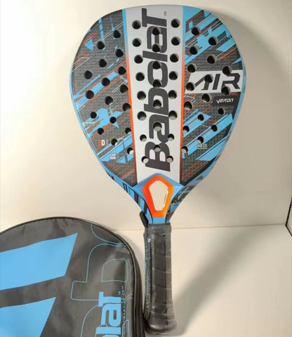 Beach Tennis Rackets 3K 12K 16K Full Carbon Fiber Cage Beach Rackets with Padel Racket Bag for Men Women Adult