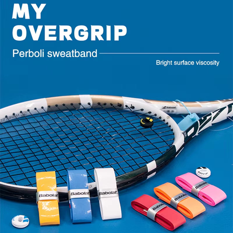 12PCS  Racket Overgrip Sweat Band Absorption Tennis Badminton Racket Hand Glue Tennis Grip PU Non Slip Overgrip