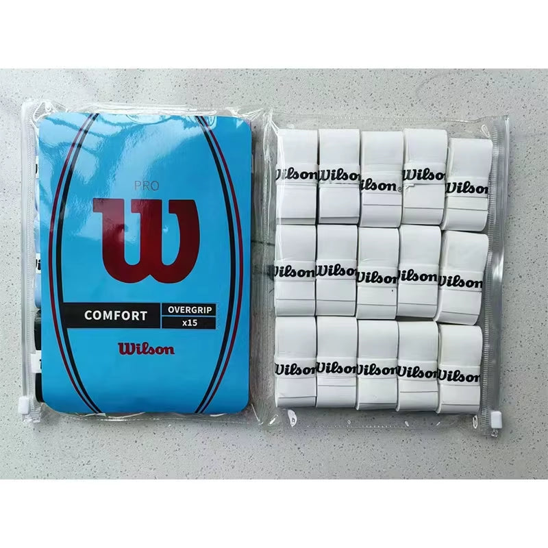 Wilson Hand Glue Non-Slip Belt Tennis Racket Grip Sweat Absorbing Racket, Wraps Tennis Accessories Badminton Grip Padel